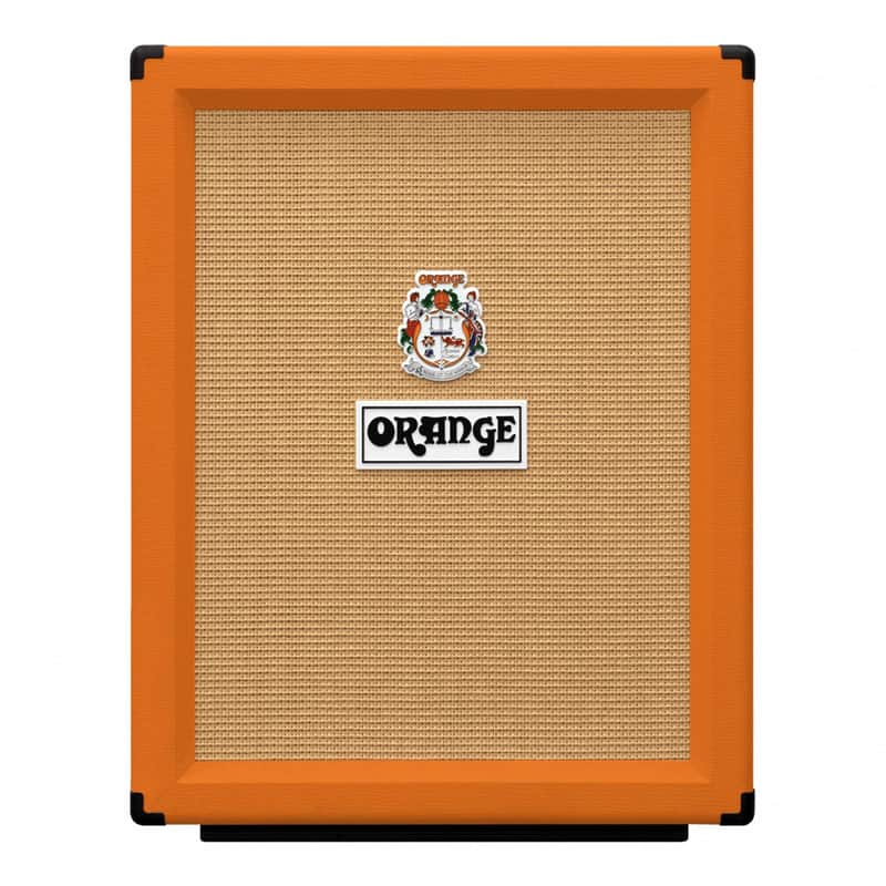 Orange PPC212 V 120-watt vertical 2x12" Cabinet - Orange image 1