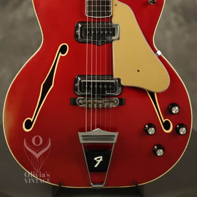 1966 Fender Coronado II Candy Apple Red with CHECKERBOARD BINDING!!! image 1