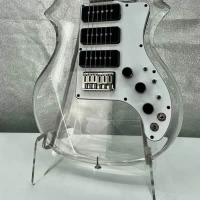 Electrical Guitar Company Tiger Garcia 2021 - Polished aluminum neck and clear acrylic body OBEL image 2