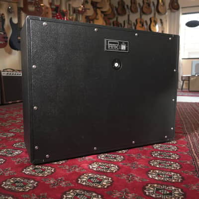Park 2x12" Custom Guitar Amp Speaker Cabinet - Black Tolex w/ Blue Grille image 2