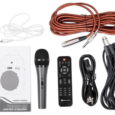 Rockville Dual 8" Bluetooth PA Church Speakers+Mic+Stands 4 Church Sound Systems image 9