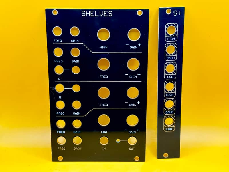 Mutable Instruments Black Oscillosaurus Shelves Panel with expander image 1