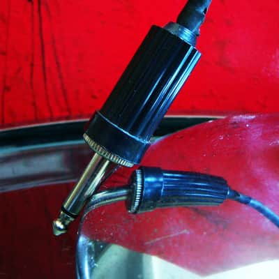 Vintage RARE 1930's Western Electric D 173069 crystal microphone w cable and stand Altec RCA image 8