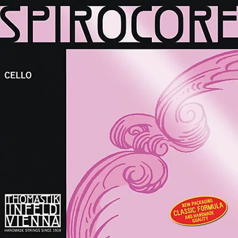 Thomastik-Infeld S786 Spirocore Chrome Wound Spiral Core 1/2 Cello String - D (Medium) image 1