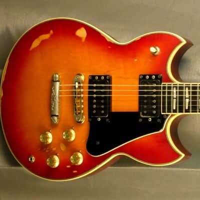 YAMAHA SG1000 'Relic' 1980s - CSB cherry sunburst - Japan Import image 3