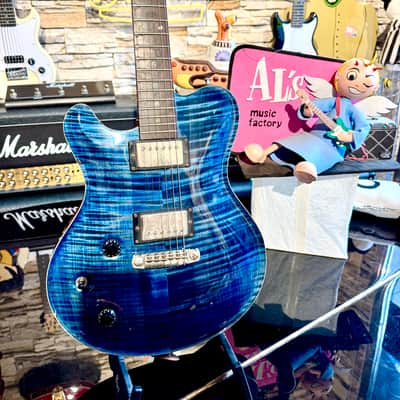 Nik Huber DOLPHIN CUSTOM LEFTY Super Flame Top Curly Mahogany  BRAZILIAN ROSEWOOD ( 2010) image 2