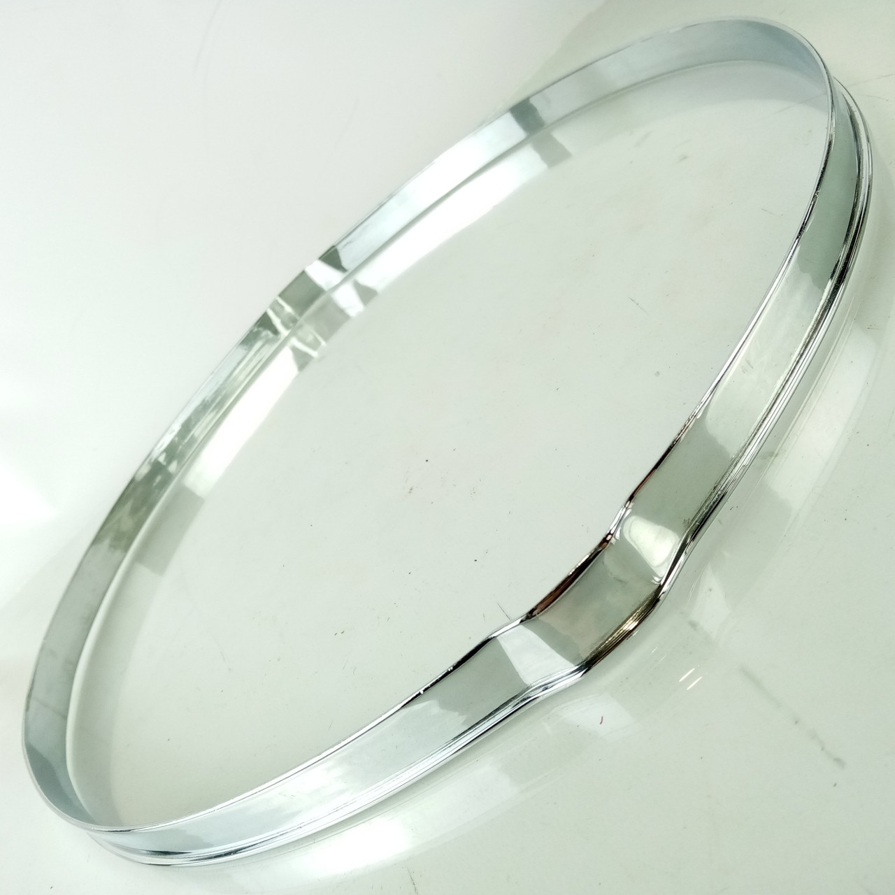 Gretsch 14" Single-Flange Snare Drum Resonant Rim/Hoop Chrome-Brass Broadkaster — main photograph