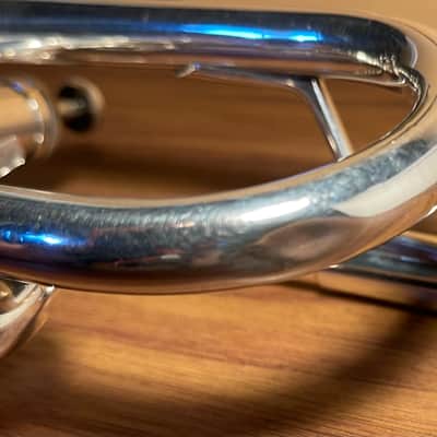 Rare Yamaha 6335HS MKII Bb Trumpet Silver image 9