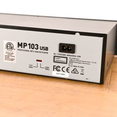 Numark MP103USB Professional MP3 USB/CD Player CG01X7V image 7
