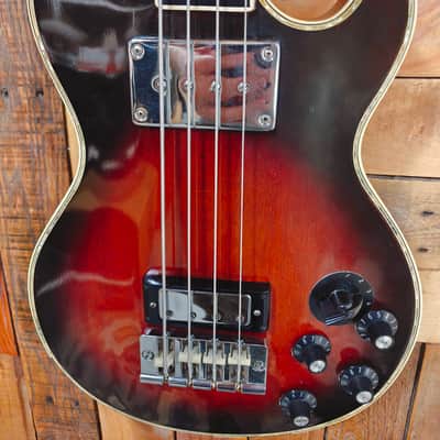 Very Early B.C. Rich USA Electric Bass EB-3 Style w/OHSC Late 60s - Sunburst image 2