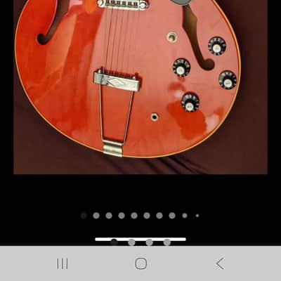 1974 R.K. Herby ES-335 Cherry Red w/ OHSC | Roland + Kasuga, R.K. Herby, Heerby, Japan Vintage, Maxon U1000, Extremely RARE ! image 1