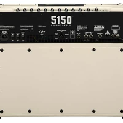 Used EVH 5150 Iconic Series 60-watt 2x12" Tube Combo Amp - Ivory image 3