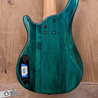 Jay Turser P/J Passive Electric Bass Aqua Used image 4