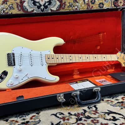 1974 Fender - Stratocaster Hardtail - Olympic White - ID 6020 image 2