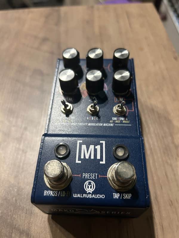 Walrus Audio Mako M1 High-Fidelity Modulation Machine 2022 - 2024 - Blue image 1