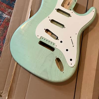 MJT VTS - Surf Green Nitro Relic Stratocaster Body image 1