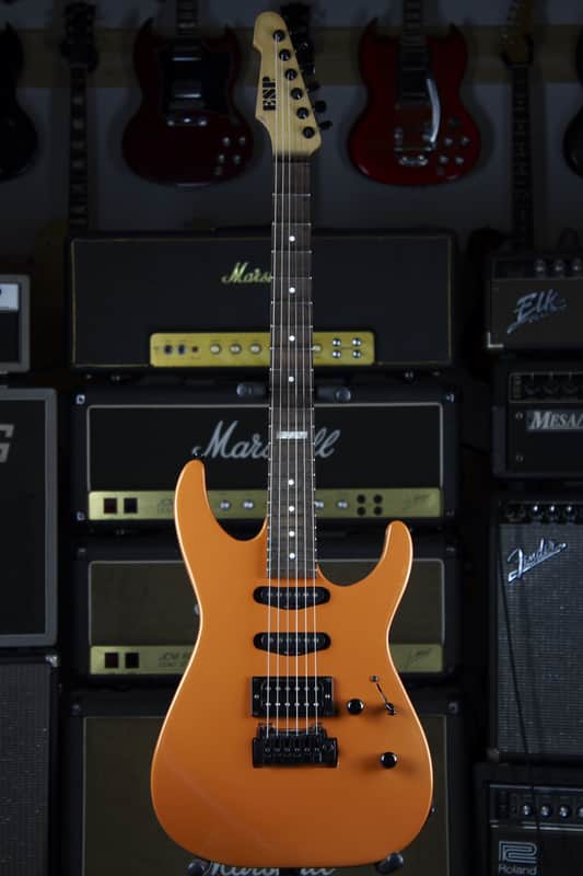ESP Mirage 1997 Peach scalloped neck image 1