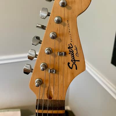 2011 Squier Bullet Stratocaster HSS with Tremolo and Rosewood Fretboard - Mastodon signed image 6