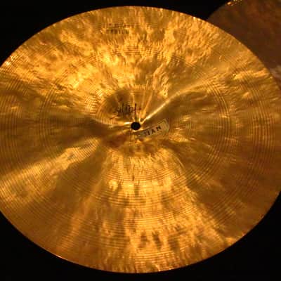 Zildjian 1959-66' K Zildjian Istanbul 14" HiHats Cymbal Intermediate Stamp 789g/907g image 12
