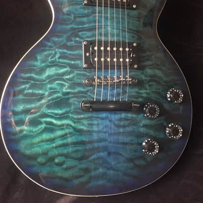 Epiphone Les Paul Quilt Pro Ltd Ed 1999 Aqua Burst image 1