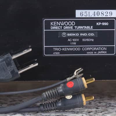 KENWOOD KP-990 Quartz Direct Drive Player in Very Good Condition image 22