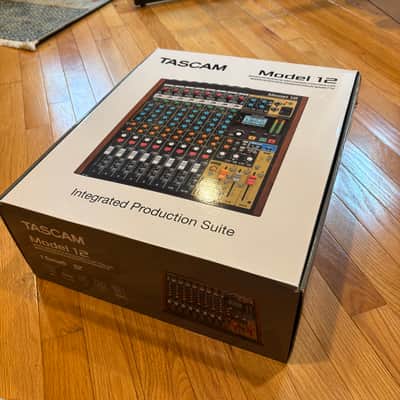 TASCAM Model 12 Multitrack Recorder / Mixer / USB Interface 2020 - Present - Black with Wood Cheeks image 6