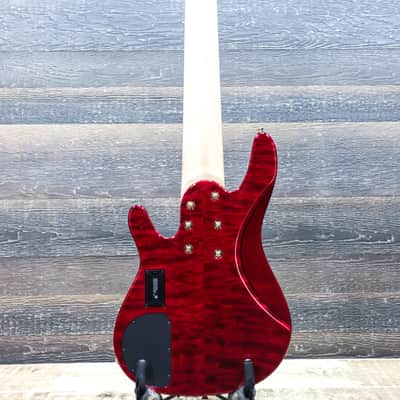 Yamaha TRBJP2 John Patitucci Signature Translucent Dark Red Electric Bass w/Case image 3