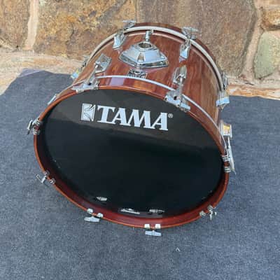 Rare 1980's vintage Tama Superstar 20x14 Bass Drum Super Mahogany image 1