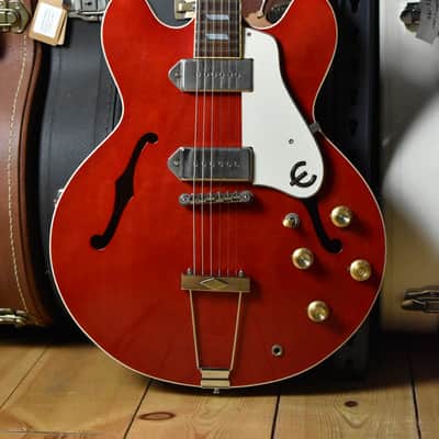 1996 Epiphone Casino – Cherry – Made in Japan (Terada Factory) – All Original image 5