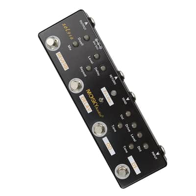 Mosky 5 in 1 Multieffects Pedal with Overdrive Distortion FX Loop Delay Reverb Effects Footswitch True bypass (Price includes the import duty for US buyer) image 5