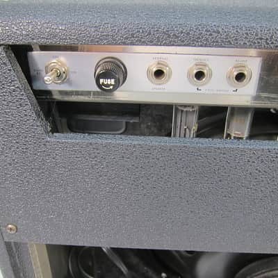 1965 Univox Amp U305R Thunderbolt (2) 6973's 1X15" Jensen Special Design all orig with footswitch image 12