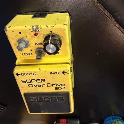 Boss SD-1 Super OverDrive (Black Label) 1981 - 1988 - Yellow image 4