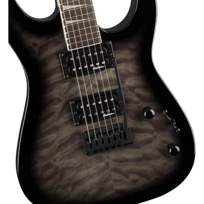 Jackson Jackson JS Series Dinky JS20 DKQ 2PT Electric Guitar, Amaranth Fingerboard, Transparent Black Burst image 3