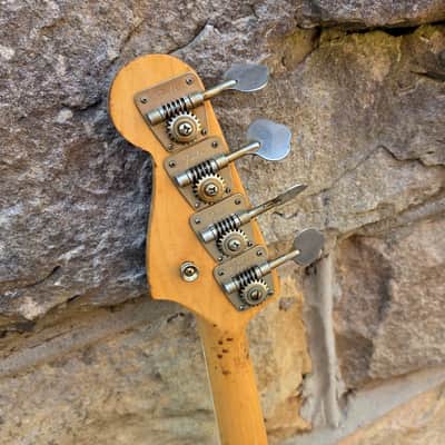 1969 Fender Jazz Bass - Refin Sunburst - w/OHSC image 4