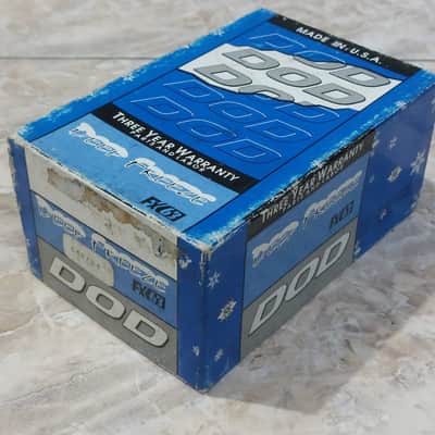 DOD FX-63 DEEP FREEZE [NOS New Old Stock 1st edition] Bass Stereo Analog Chorus 1996 [NOS - New Old Stock] - Airbrush Metallic Blue image 4