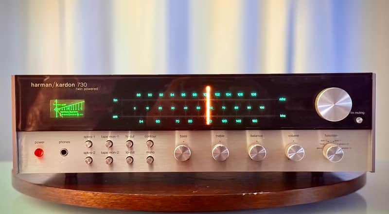 🎶✨ Harman Kardon 730 “Twin Power” Vintage Stereo Receiver – Serviced • Cleaned • Classic Dual-Mono Design ✨🎶 image 1