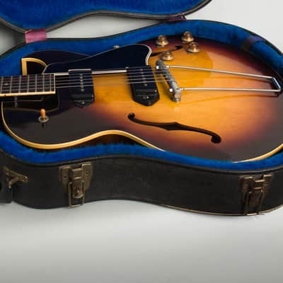 Gibson  ES-225TD Thinline Hollow Body Electric Guitar (1959), ser. #S9407-26 (FON), black tolex hard shell case. image 12