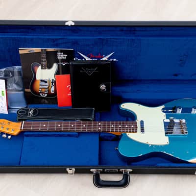 2025 Fender Custom Shop 1963 Telecaster Heavy Relic Ocean Turquoise w/ Case, CoA image 16
