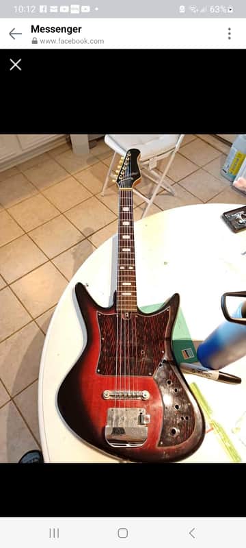 Teisco (Audition)? K2 Mid 60s - Burst image 1