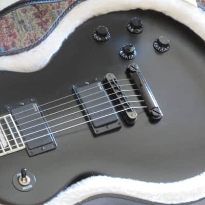 2007 Gibson Les Paul Studio Limited Run Guitar of the Week # 20 Satin Ebony Finish  EMG's  Ebony FB image 5