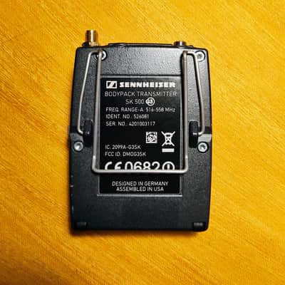 Sennheiser SK500G3 Transmitter SMA Antenna Mod - Band A (516-558 MHz) image 2