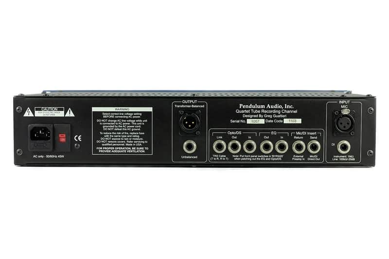 Pendulum Audio Quartet Four-Element Tube Recording Channel image 3