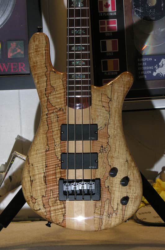 Spector NS-4 #1071    Spalted Maple, Chambered, under 8 lbs. image 1
