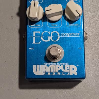 Wampler Ego Compressor V1 (Large Logo) 2010s - Blue