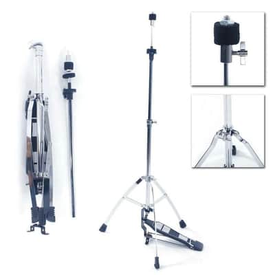 Double Braced Hi Hat Cymbal Drum Stand Hi-Hat Mount w/ Pedal image 1