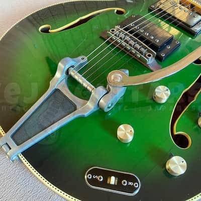 TEISCO 'EMPERADOR' VINTAGE '335' MIJ 1960s GREEN ***CLEARANCE*** image 24