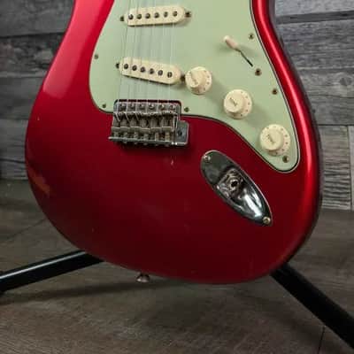 Fender Custom Shop 1960 Stratocaster Journeyman Relic, Aged Candy Apple Red image 4