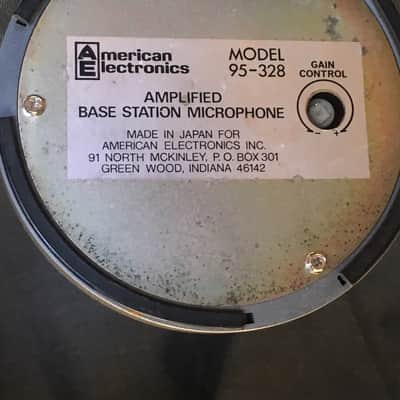 American Electronics Model 95-328 Amplified Base Station Lollipop Mic image 4