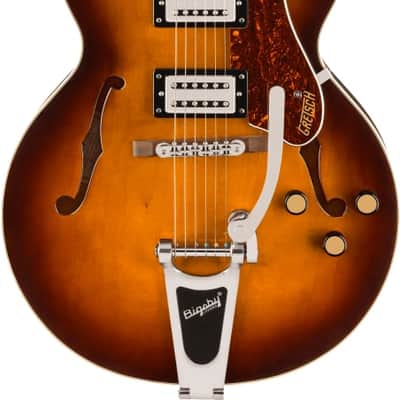 Gretsch G2420T Streamliner Hollow Body Guitar with Bigsby, Laurel Fingerboard, Broad'Tron BT-3S Pickups, Robusto Burst image 2