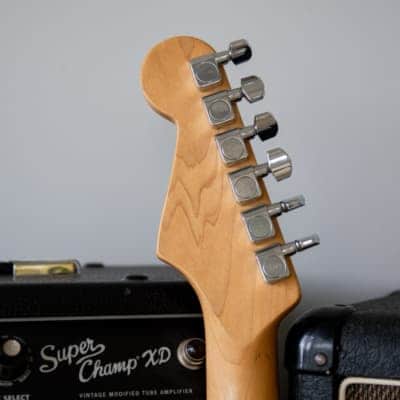 Fender Standard Stratocaster with Maple Fretboard 2008 (upgrade) - Brown Sunburst image 9